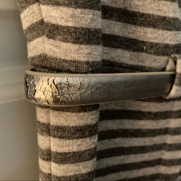 Gray Belted Wear to Work Dress - Picture 7 of 7